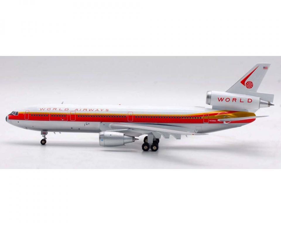 www.JetCollector.com: World Airways DC-10-30 w/stand N108WA 1:200