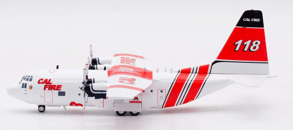 www.JetCollector.com: CAL Fire HC-130H Hercules w/stand N118Z 1