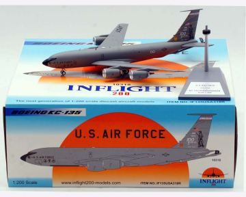 USAF Alabama ANG KC-135R w/stand 61-0318 1:200 Scale Inflight IF135USA318R