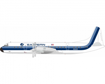 Eastern Airlines L188 w/stand N5525 1:200 Scale Inflight IF188EA1224