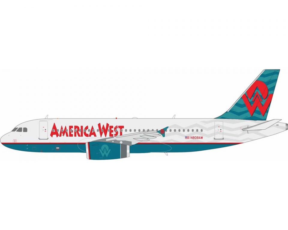 www.JetCollector.com: America West A319 w/stand N808AW 1:200 Scale