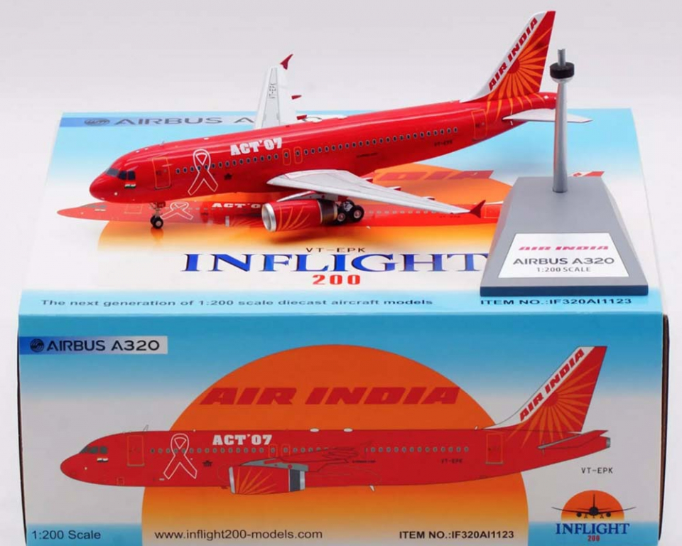 www.JetCollector.com: Air India A320 Gear Scheme, w/stand VT-EPK 1