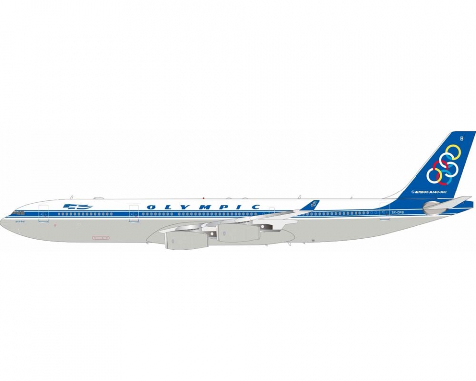 www.JetCollector.com: Olympic Airways A340-300 w/stand SX-DFB 1