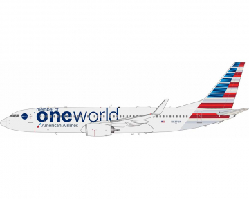 American Airlines B737-800 Oneworld, w/stand N837NN 1:200 Scale Inflight IF738AA0224