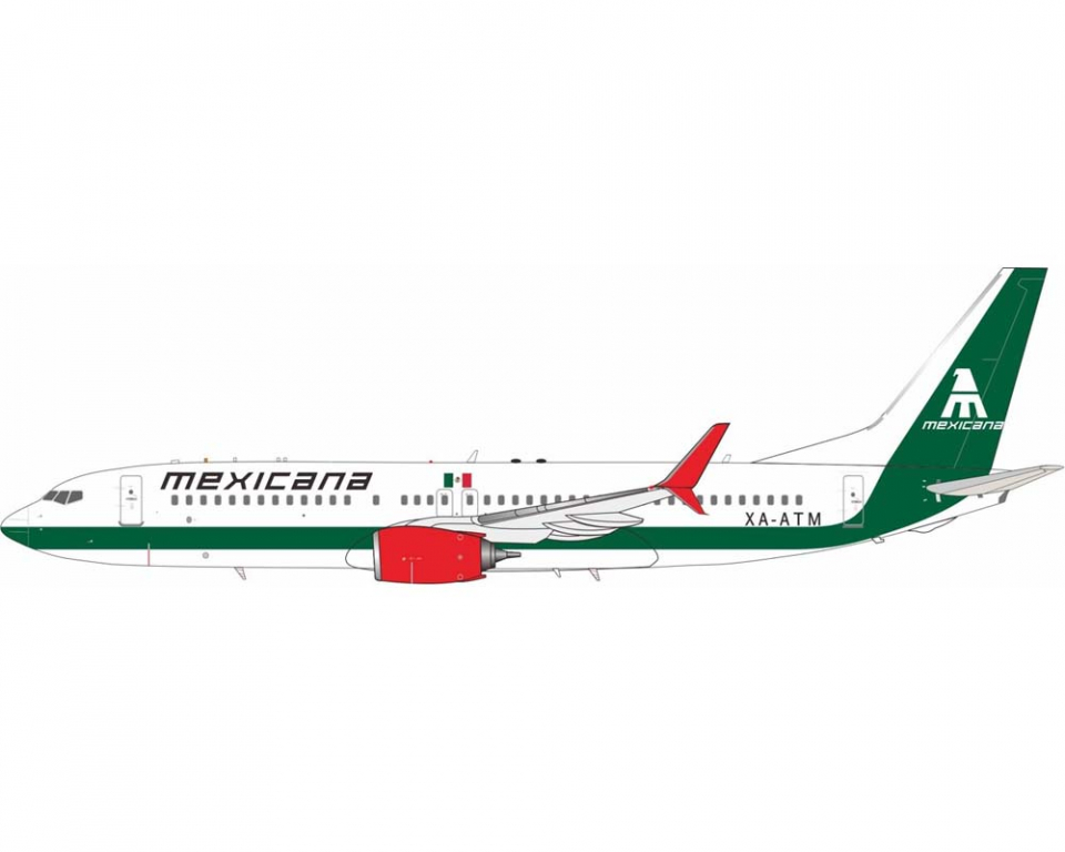 www.JetCollector.com: Mexicana B737-800 w/stand XA-ATM 1:200 Scale