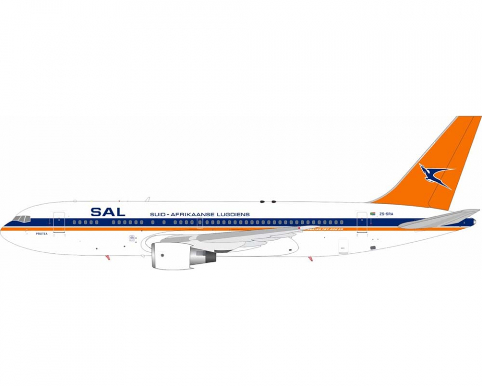 www.JetCollector.com: South African Airways B767-200ER w/stand ZS