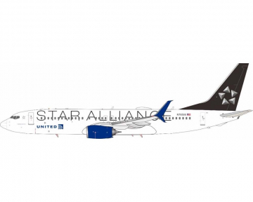 United Airlines B737-800 Star Alliance, w/stand N76516 1:200 Scale JFox JF-737-8-044