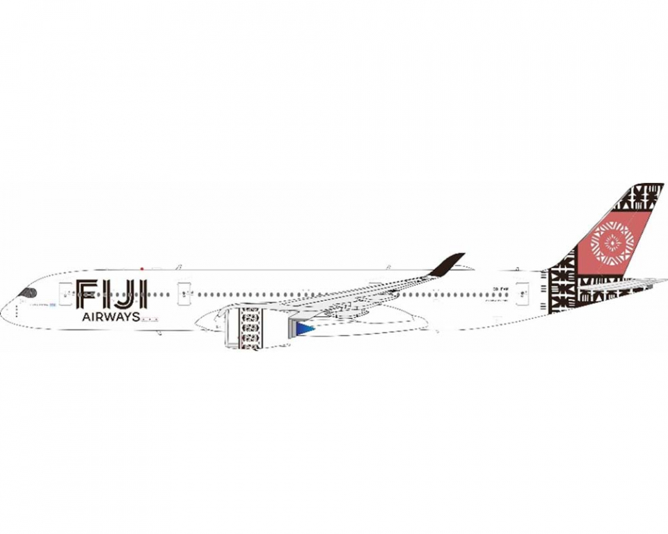 www.JetCollector.com: Fiji A350-900 w/stand DQ-FAM 1:200 Scale