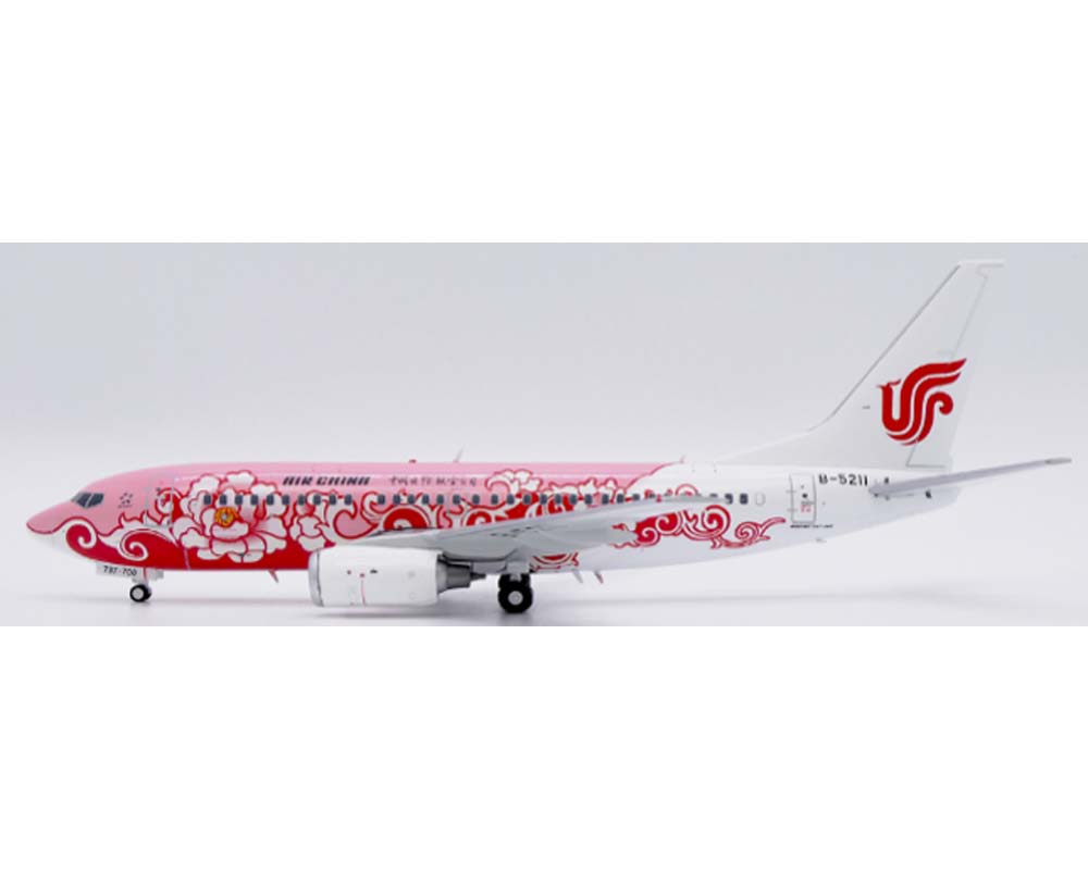 www.JetCollector.com: Air China B737-700 Red Peony, w/stand B-5211