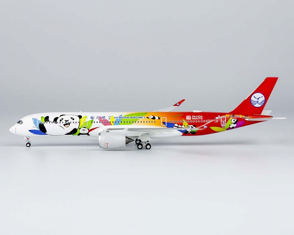 www.JetCollector.com: Sichuan Airlines A350-900 Panda Route B-306N