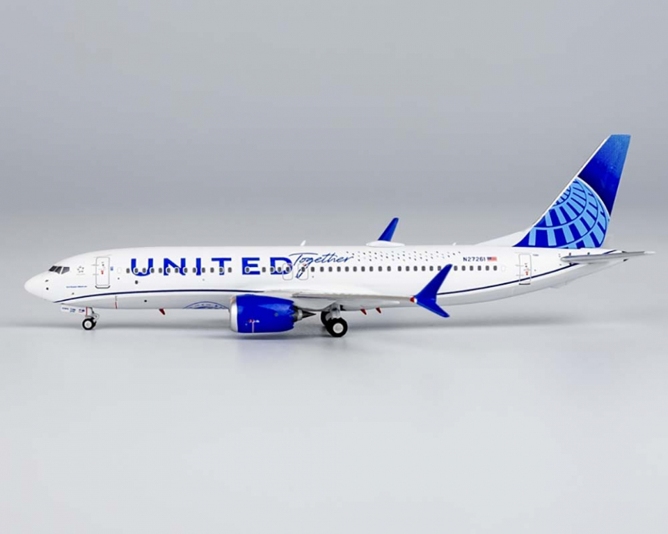 www.JetCollector.com: United Airlines B737 MAX8 United Together