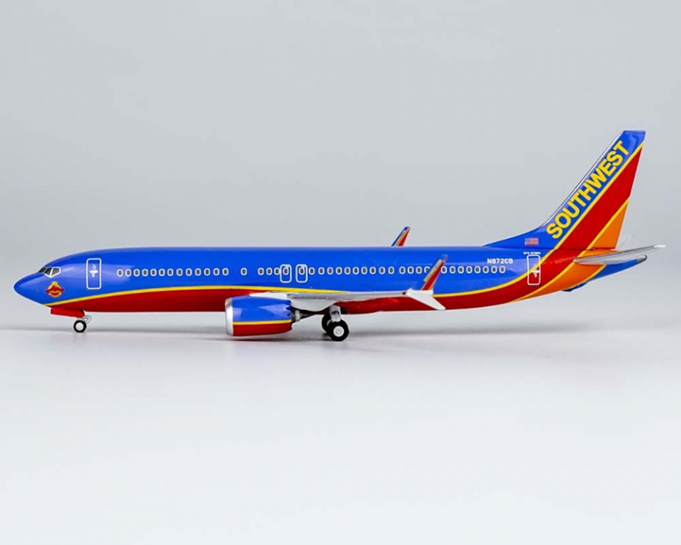www.JetCollector.com: Southwest B737 MAX8 Canyon Blue N872CB 1:400