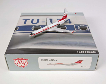 Interflug Tu-134A DDR-SCP 1:400 Scale Panda Models PM62411
