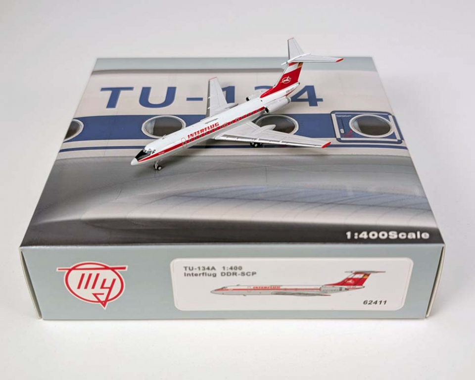 www.JetCollector.com: Interflug Tu-134A DDR-SCP 1:400 Scale Panda