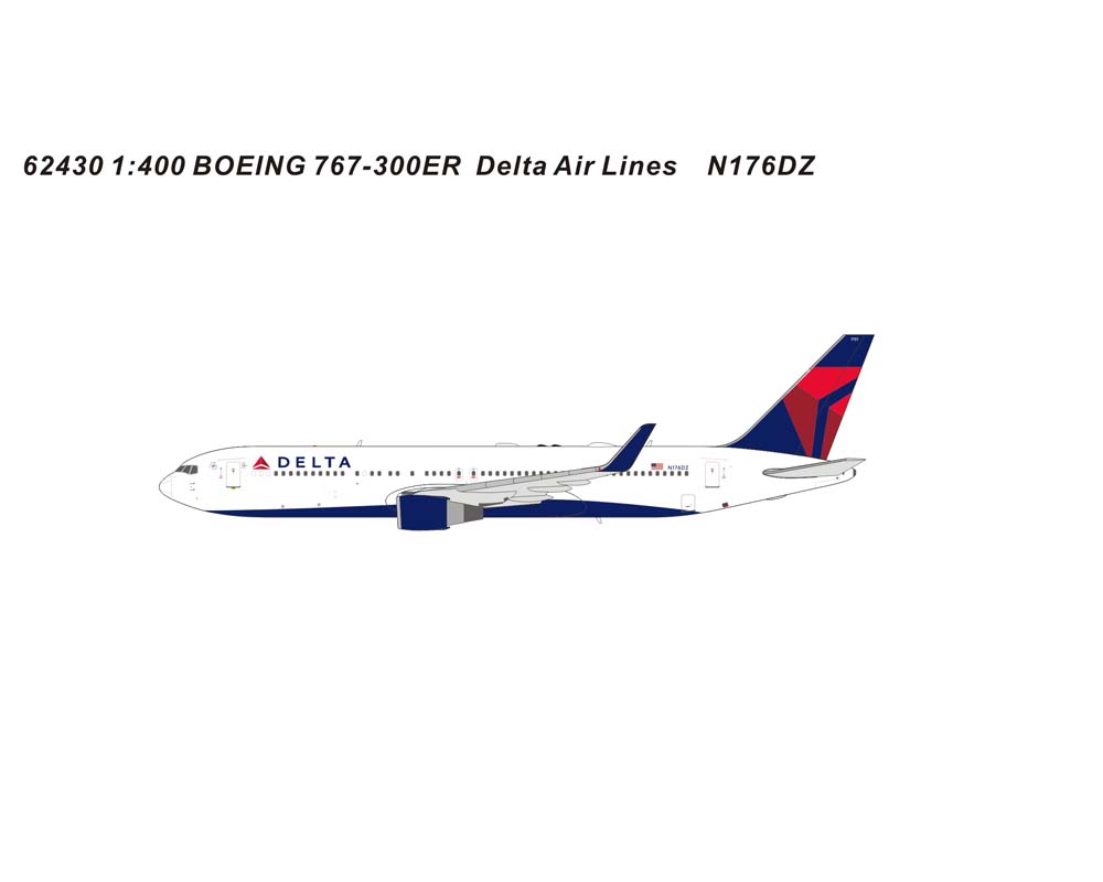 www.JetCollector.com: Delta B767-300ER N176DZ 1:400 Scale Panda