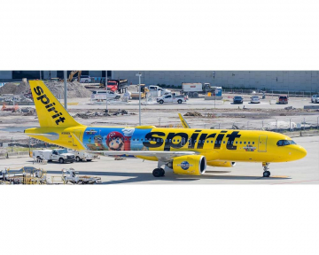 Spirit A320neo Super Nintendo World N986NK 1:400 Scale JC Wings SA4044