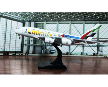 Emirates A380 Rugby World Cup A6-EOE w/detachable gear and stand 1:400 Scale Aviation400 XB0002
