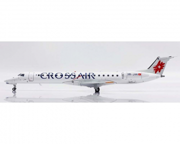 Crossair E145-145LU w/stand HB-JAN 1:200 Scale JC Wings XX20153