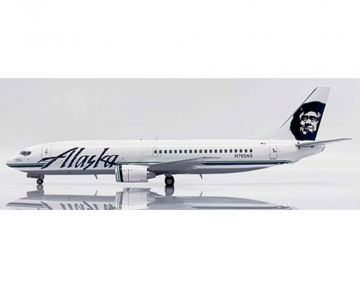 Alaska Airlines B737-400 Combi, w/Stand N763AS 1:200 Scale JC Wings XX20399