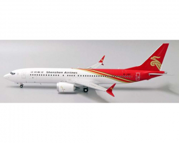 Shenzhen Airlines B737 MAX8 w/Stand B-1160 1:200 Scale JC Wings XX2216