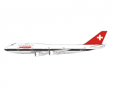 Swissair B747-300 polished HB-IGF 1:400 Scale JC Wings XX40281