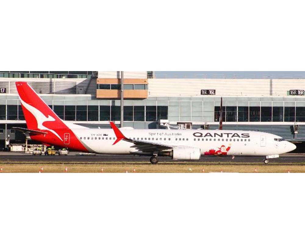 Herpa Wings 1:500 Qantas B737-800 'Bring It On' Lions Tour 2013 - Miniature Neuve