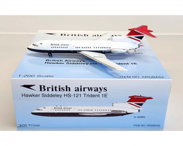 British Airways HS-121 Trident 1E w/stand G-ASWU 1:200 Scale Inflight ARDBA52