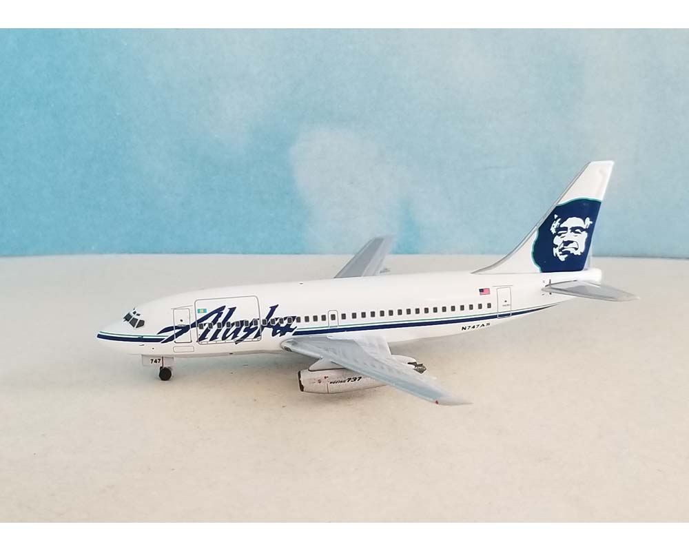 【希少】Alaska Airlines B737 1/400 旧ロゴ www.JetCollector.com: Alaska Airlines B737-200 N747AS 1:400 Scale