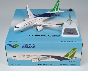 Comac C919 B-001F w/stand 1:200 Scale Aviation200 AV2107