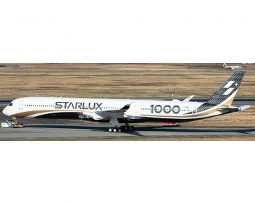 Starlux Airlines Airbus A350-1000XWB "Carbon Fiber",w/stand,  B-58551 1:400 Scale AV4361