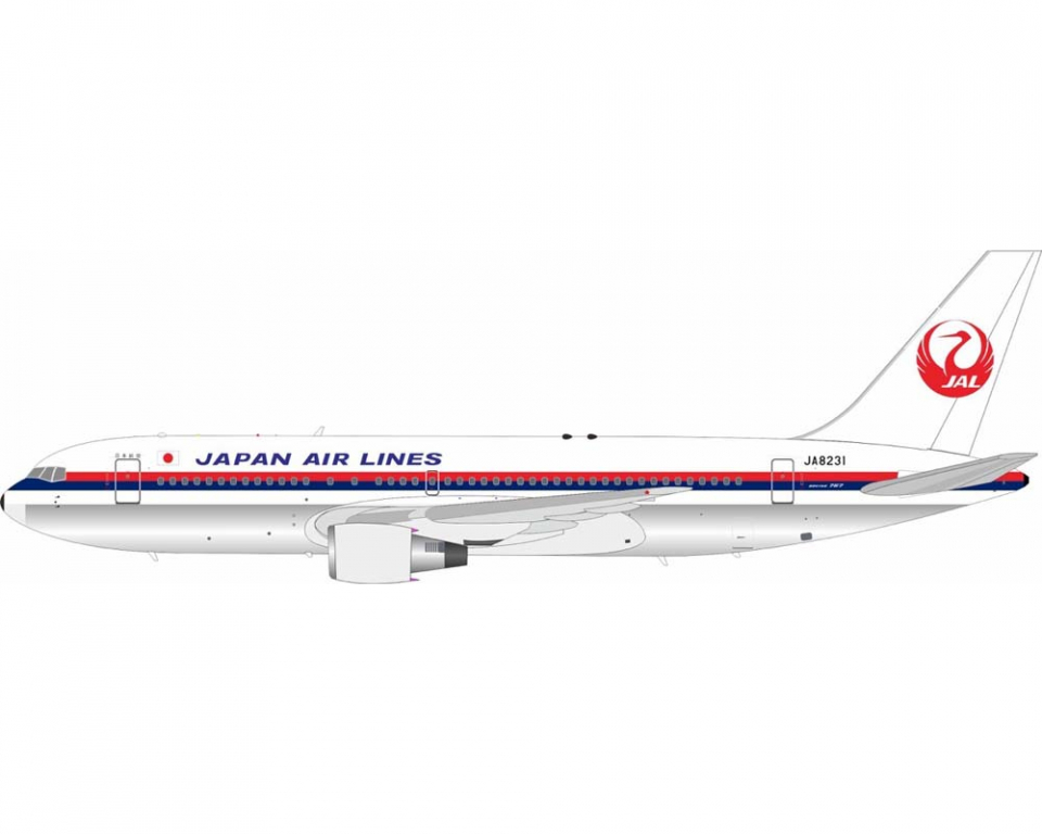 m*4様 B-Models JAL 日本航空 B767-200 JA8231 1 www.JetCollector.com: JAL B767-200 w/stand JA8231 1:200 Scale B