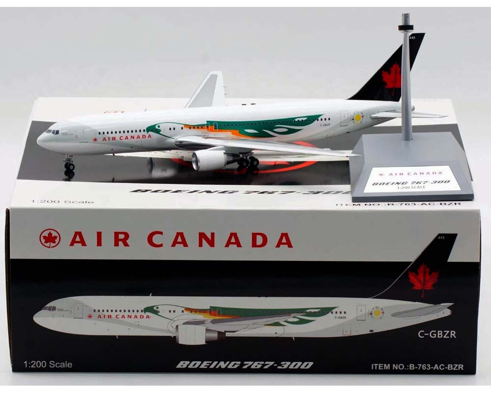 Air Canada B767-300ER w/stand C-GBZR 1:200 Scale B Models B-763-AC-BZR