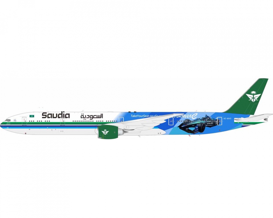 www.JetCollector.com: Saudi Arabian B777-300ER w/stand HZ-AK43 1