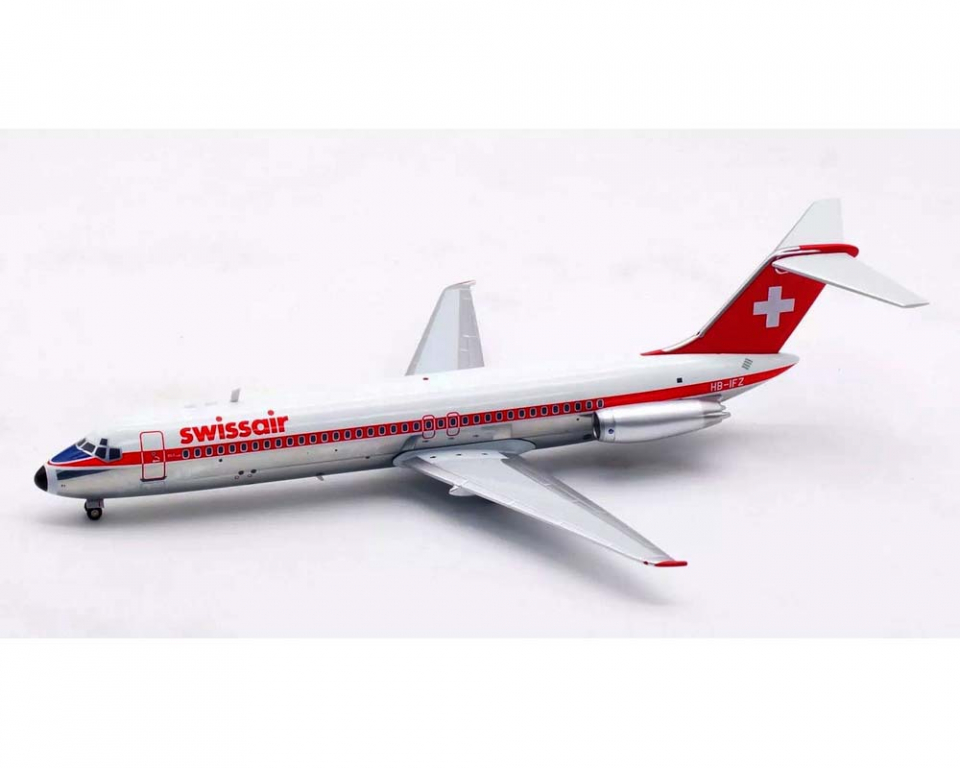 INFLIGHT200 スイスエアー DC-9-30 www.JetCollector.com: Swissair DC-9-32 w/stand HB-IFZ 1:200 Scale