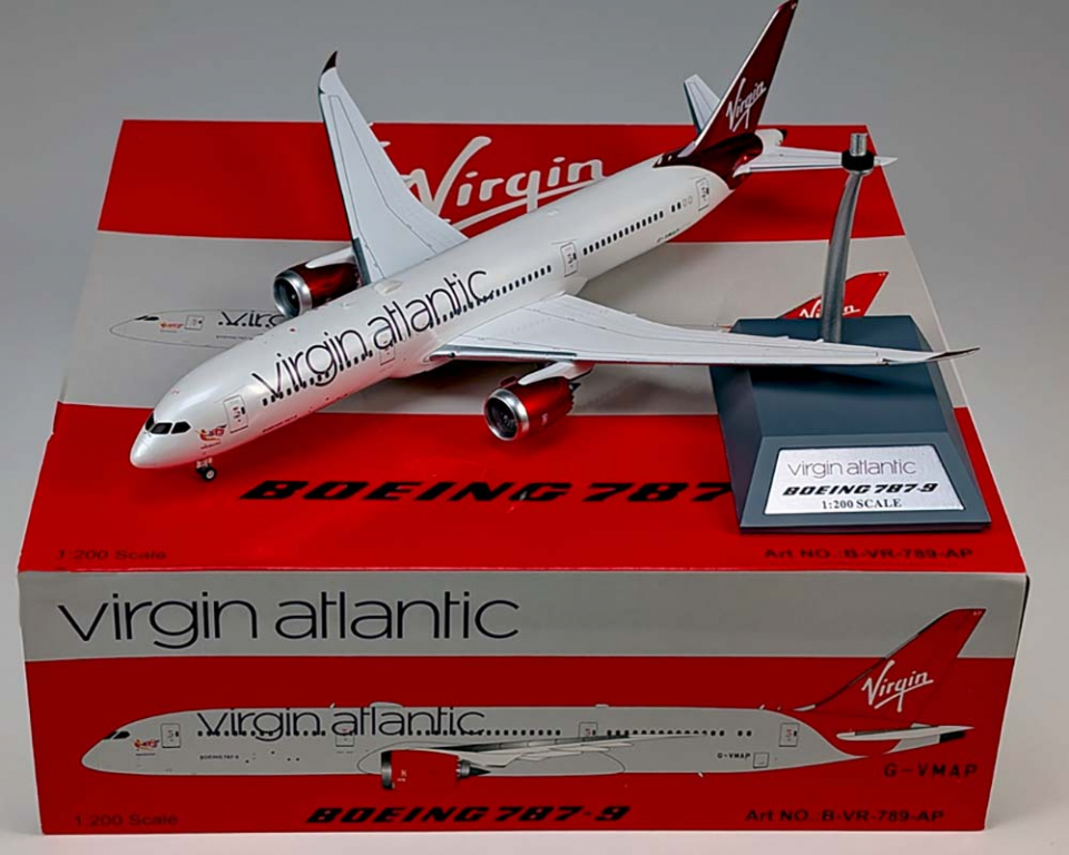 www.JetCollector.com: Virgin Atlantic B787-9 w/stand G-VMAP 1:200