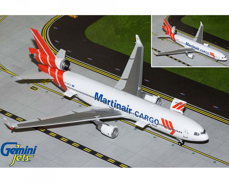 航空機・ヘリコプター Gemini Jets Martinair CARGO MD-11F 1/400 www.JetCollector.com: Martinair Cargo MD-11CF Interactive PH-MCS 1