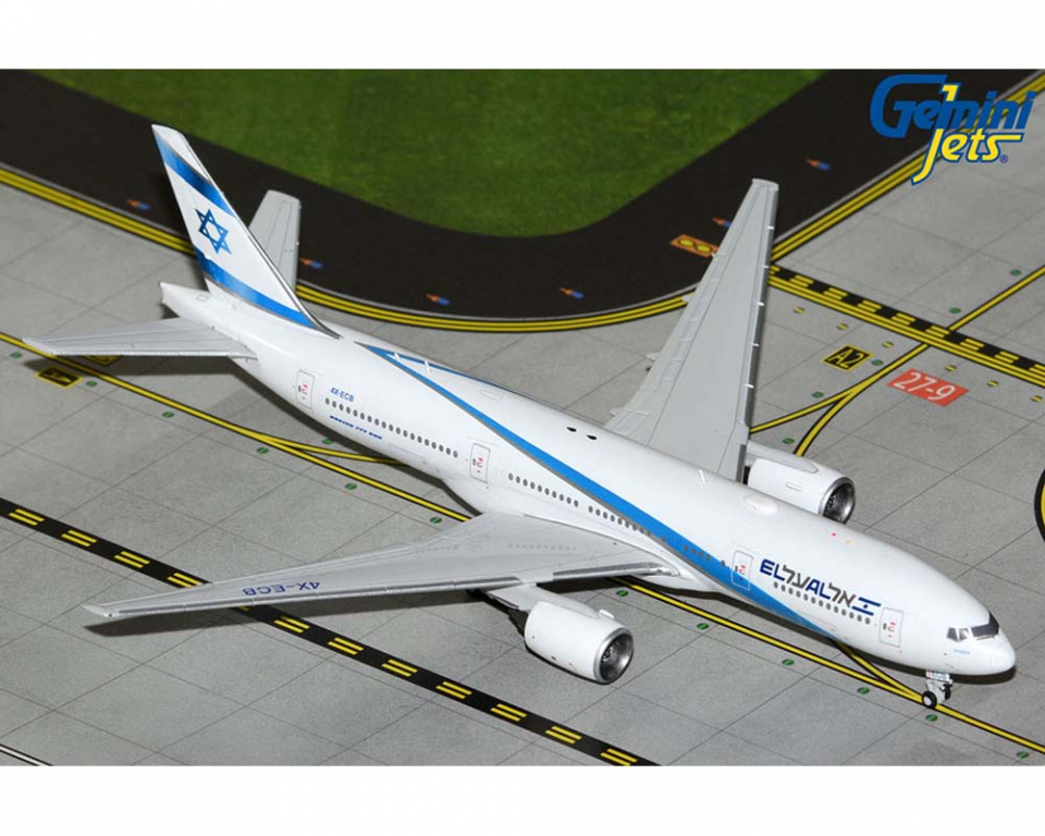 Gemini 1/400 B777-200ERコンチネンタル航空 www.JetCollector.com: El Al B777-200ER 4X-ECB 1:400 Scale