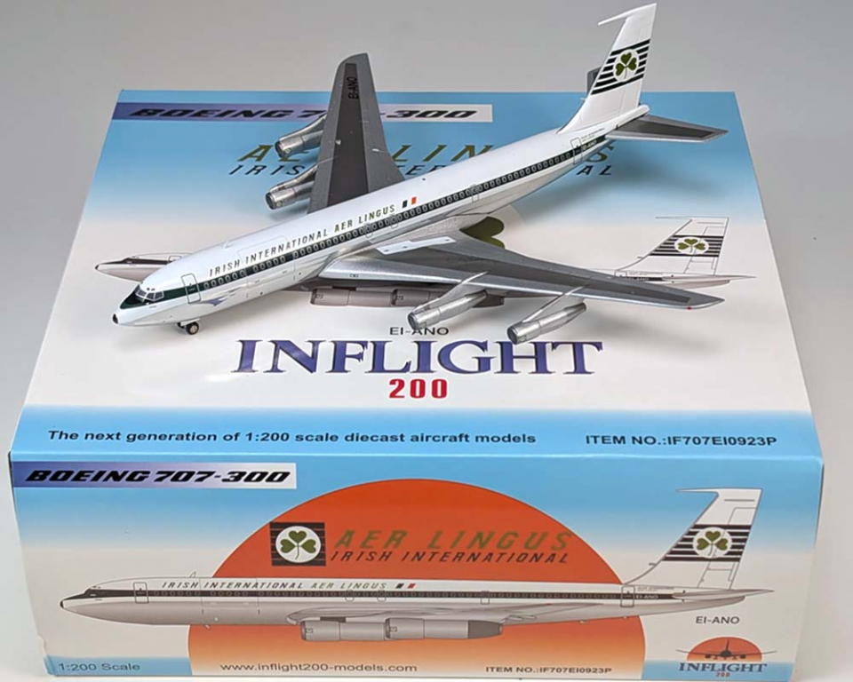 www.JetCollector.com: Aer Lingus B707-348 w/stand EI-ANO 1:200