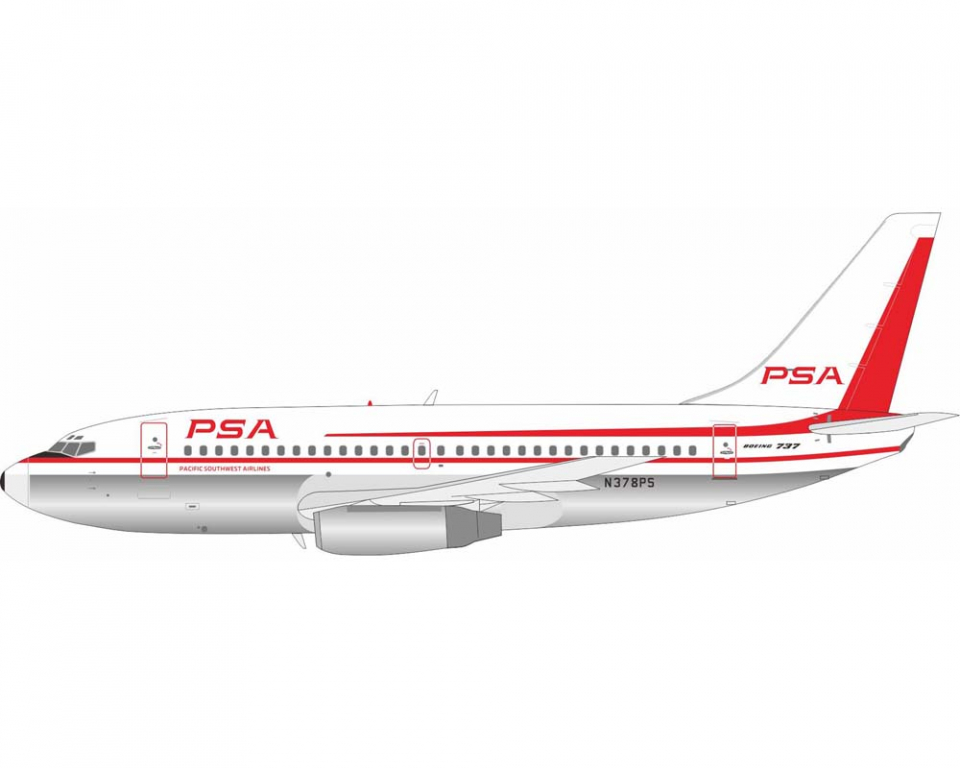 専用　　No.737、735,728,721,733計５点 www.JetCollector.com: PSA B737-200 Polished, w/stand N378PS 1:200