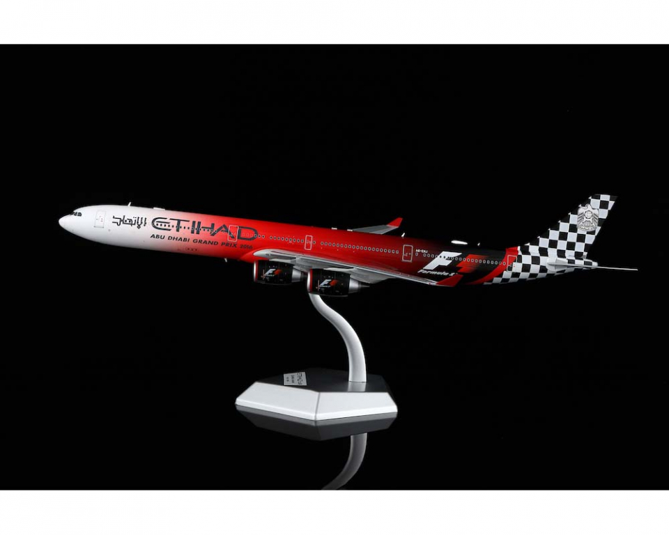 www.JetCollector.com: Etihad A340-600 2016 F1, w/stand A6-EHJ 1