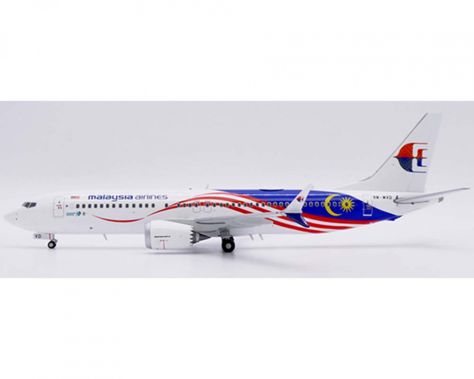 www.JetCollector.com: Malaysia Airlines B737 MAX8 w/stand 9V-MVD 1
