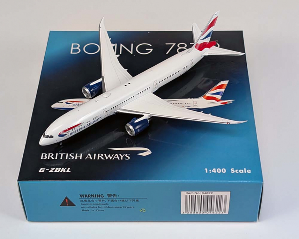 www.JetCollector.com: British Airways B787-9 G-ZBKL 1:400 Scale