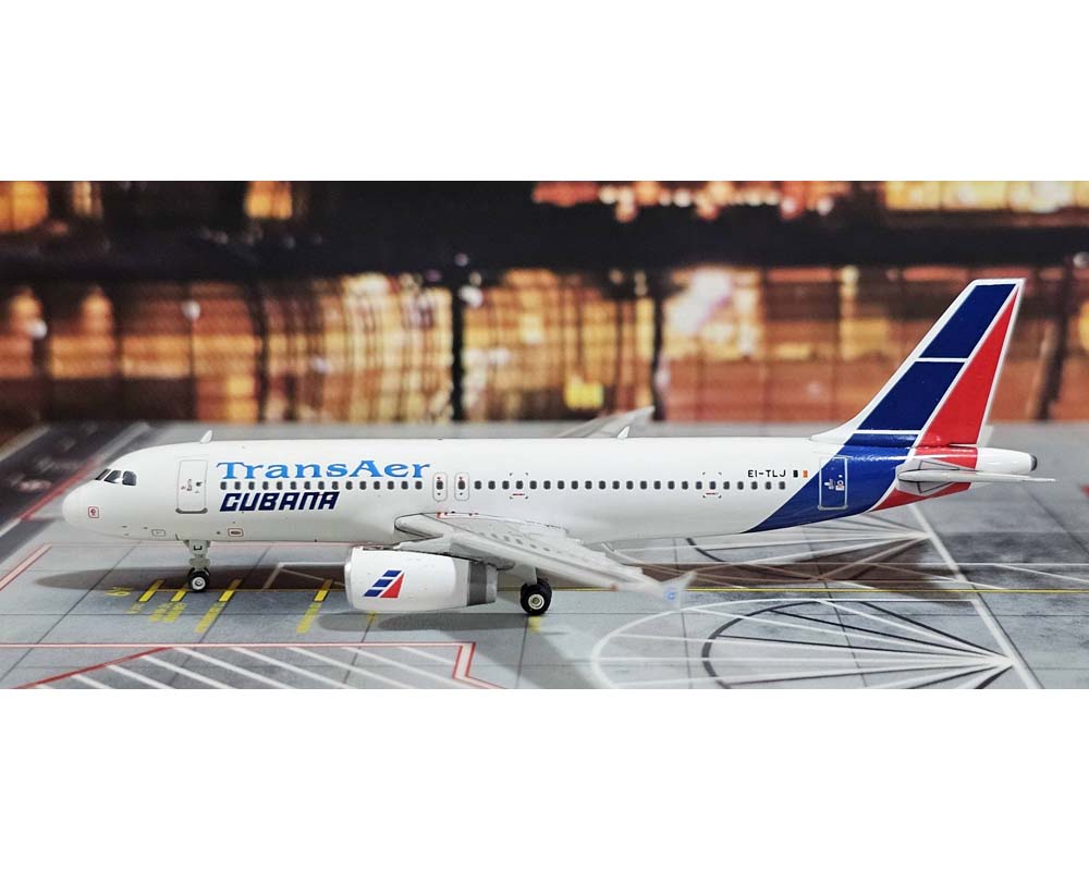 鉄アレイ www.JetCollector.com: Cubana-Transaer A320 EI-TLJ 1:400 Scale