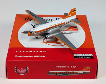 Interflug IL-14 DDR-SAL 1:200 Scale Phoenix PH20182