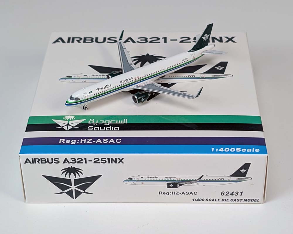 aonao様参考 P-39 www.JetCollector.com: Saudi Arabian A321 HZ-ASAC 1:400 Scale Panda