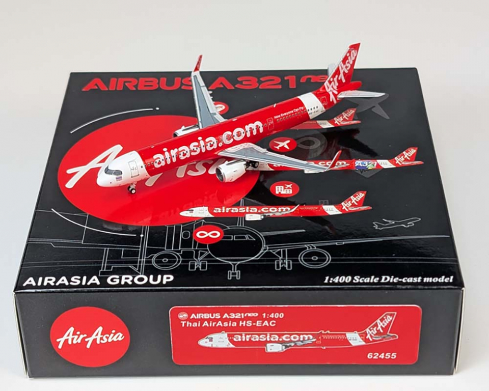 www.JetCollector.com: Thai Air Asia A321 HS-EAC 1:400 Scale Panda