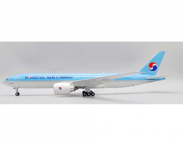 Korean Cargo B777F flaps down, w/stand HL8251 1:200 Scale JC Wings SA2004A
