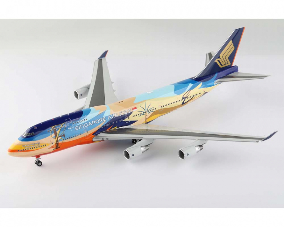 シンガポール航空 747-400 9V-SPL 1/200 www.JetCollector.com: Singapore Airlines B747-400 Tropical B747