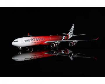 Etihad A340-600 2009 F1, w/stand A6-EHJ 1:200 Scale SQ Wings SQ-L2165