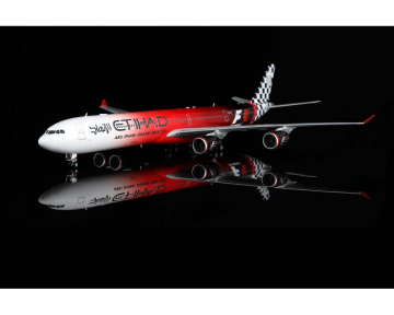 www.JetCollector.com: Etihad A340-600 2009 F1, w/stand A6-EHJ 1